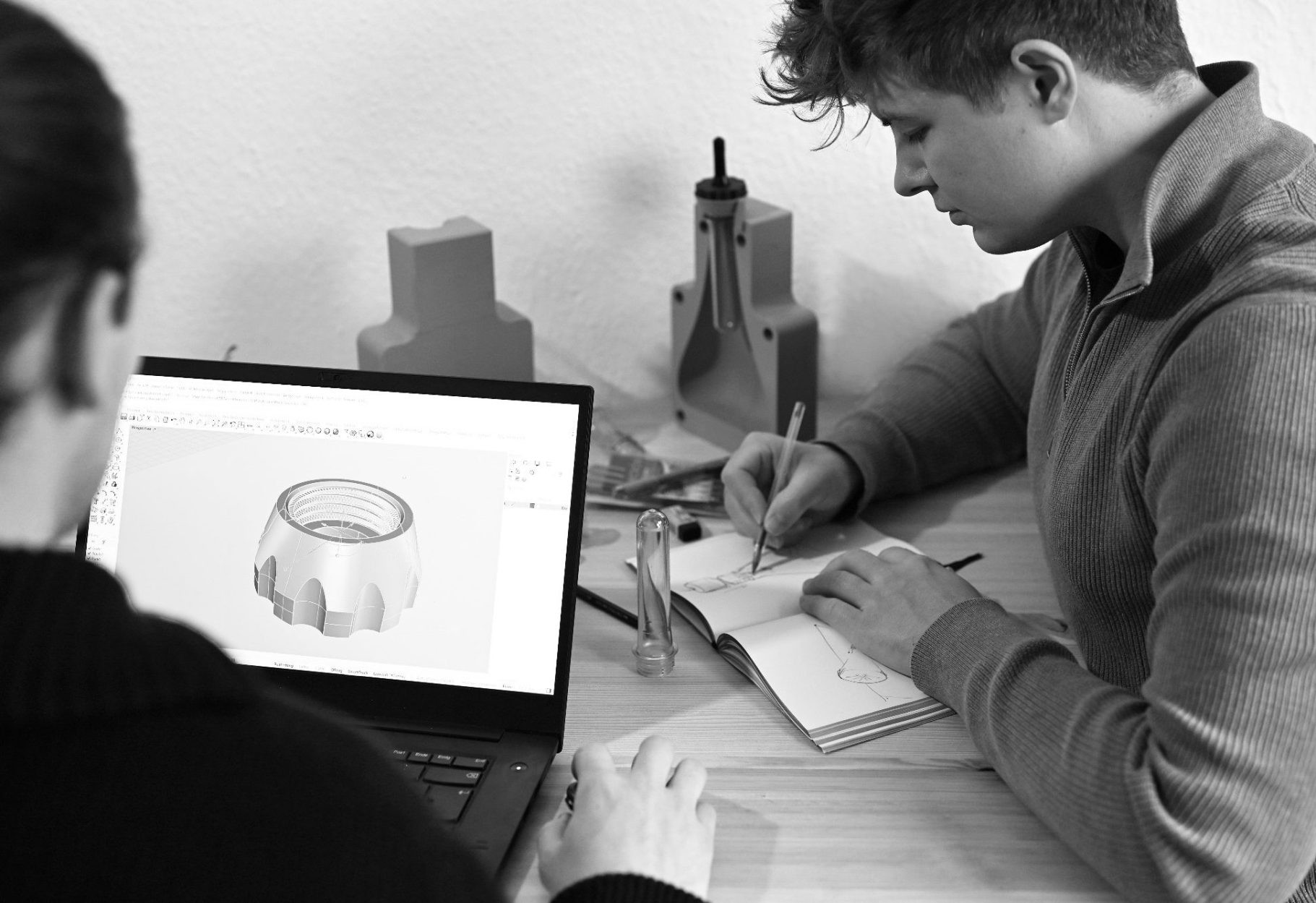 Joshua Lefnaer und Lars Feller